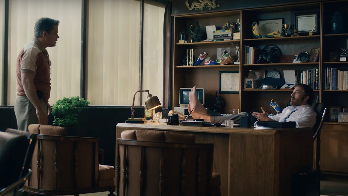 Screenshot from Ben Affleck movie Air