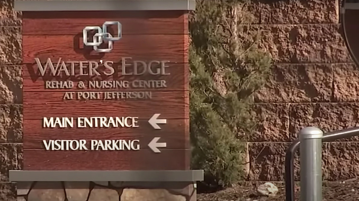 Nursing facility pictured in outdoor image