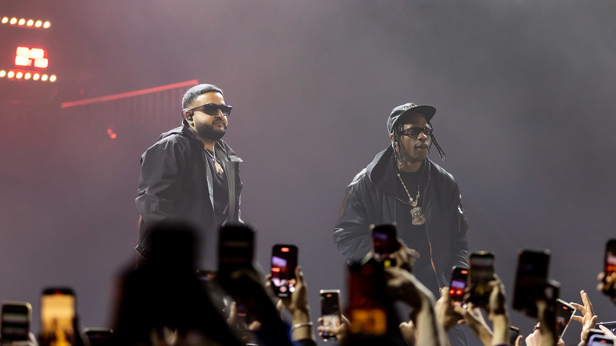 Nav and Travis Scott in Toronto