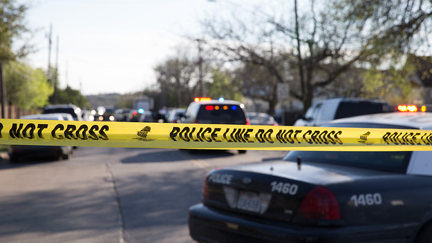 Photograph of police in Austin Texas