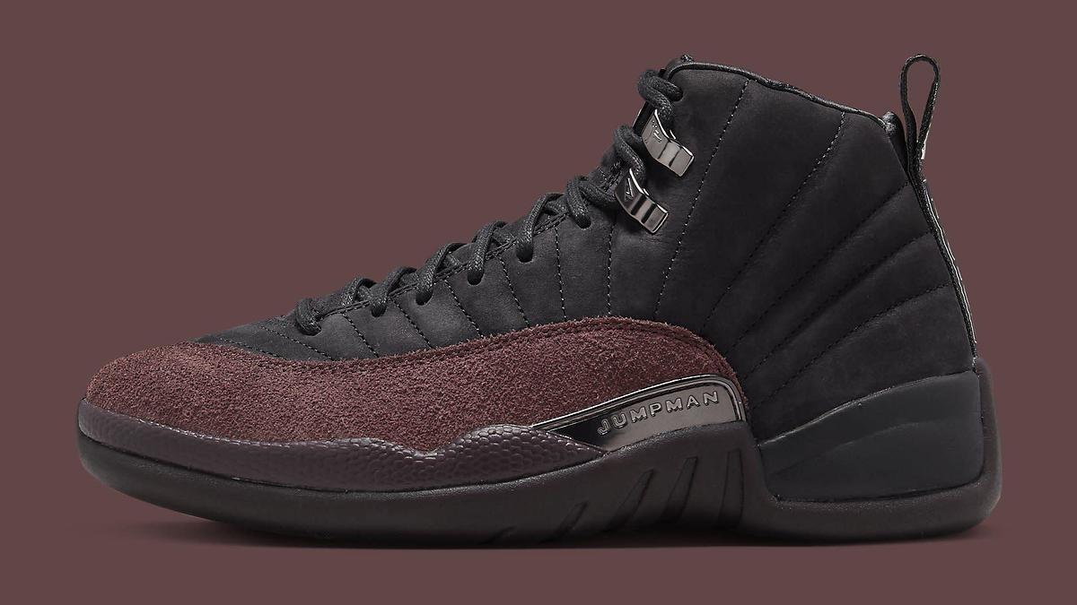 A Ma Maniere x Air Jordan 12 Black DV6989 001 Lateral