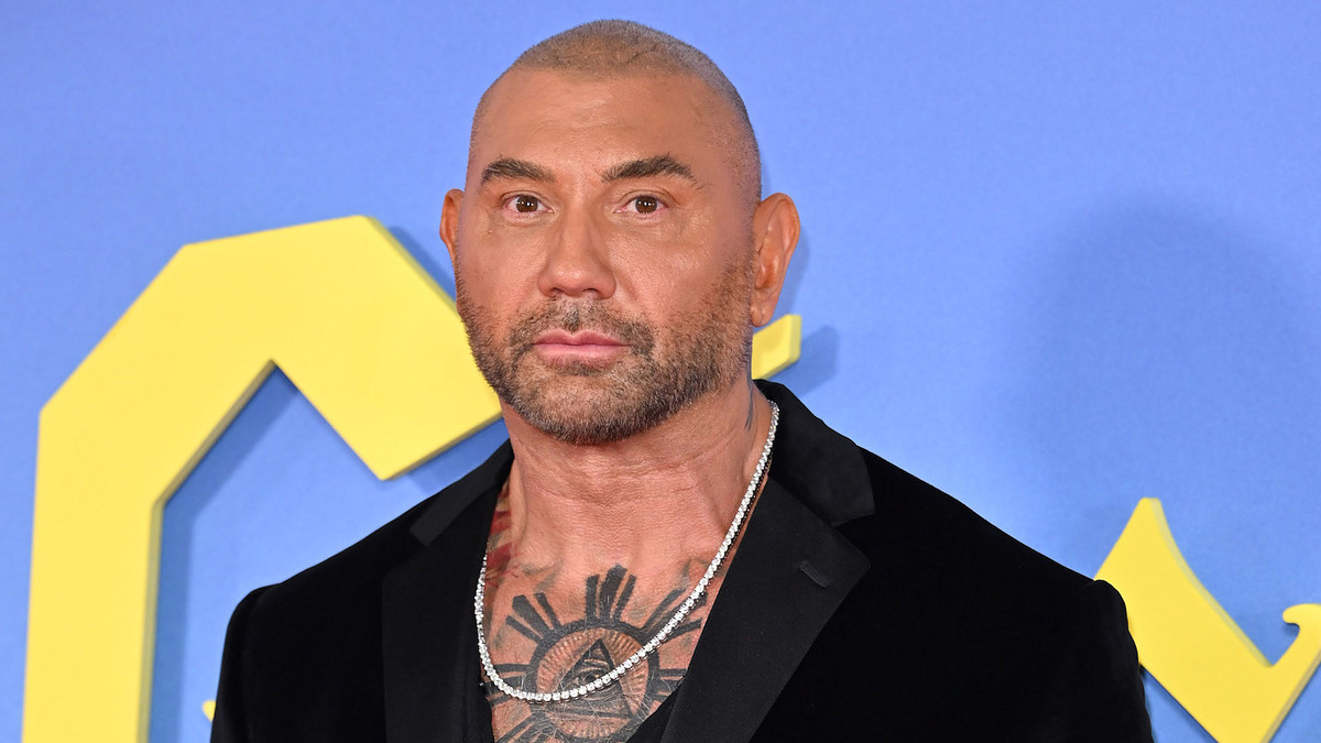 Dave Bautista attends premiere of 'Knives Out'
