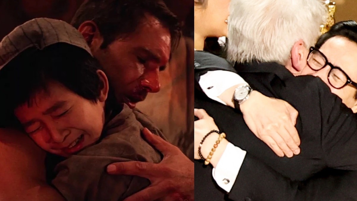Harrison Ford and Ke Huy Quan reunite at the Oscars