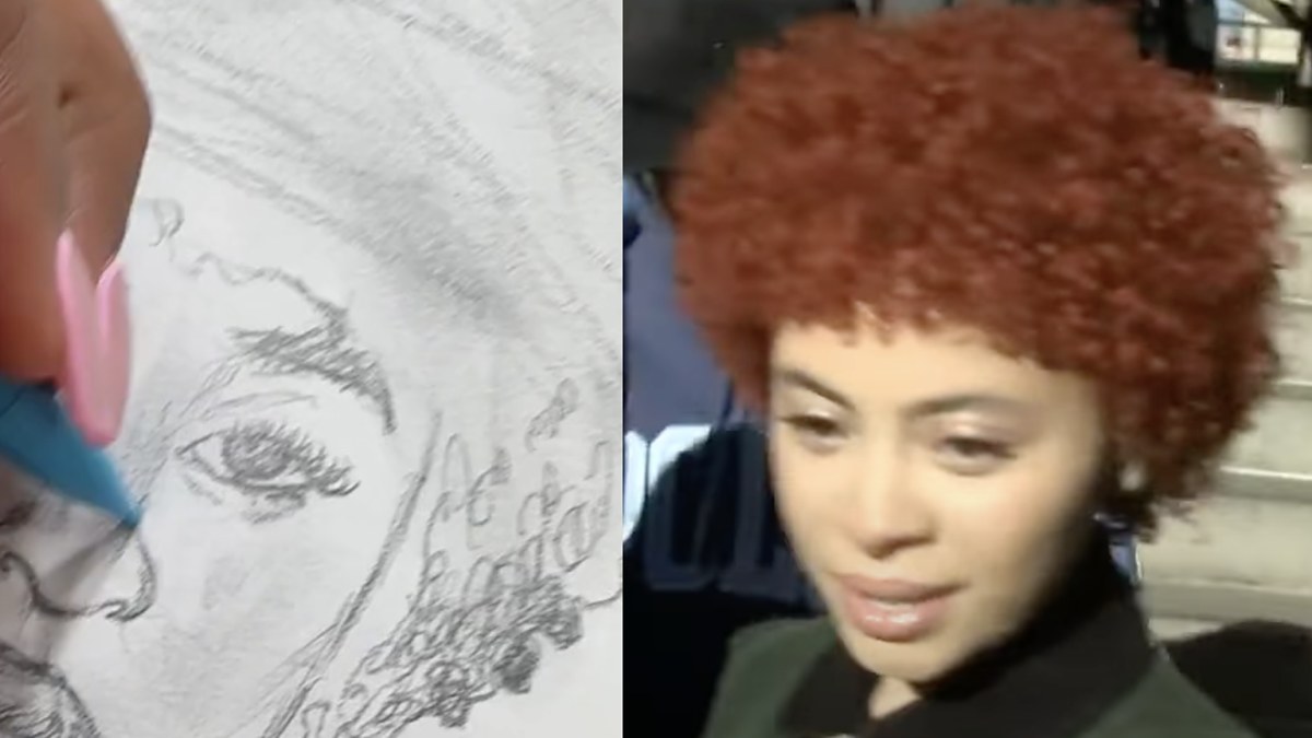 Ice Spice/North West Drawing