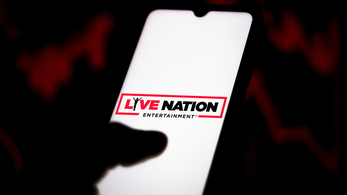 Live Nation logo is pictured