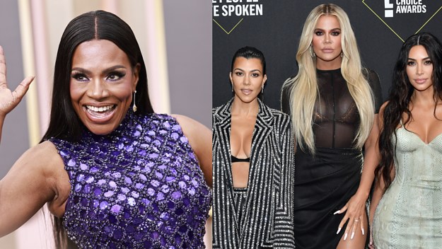 sheryl shades kardashians at golden globes
