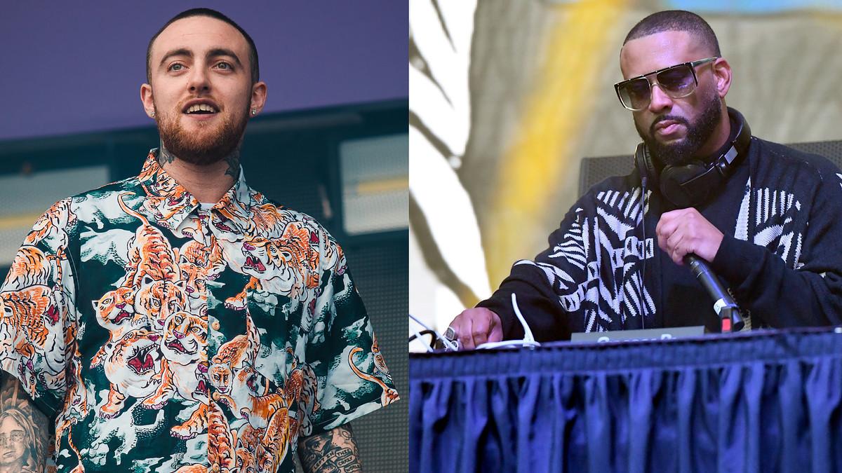 Mac Miller and Madlib pictured at separate shows