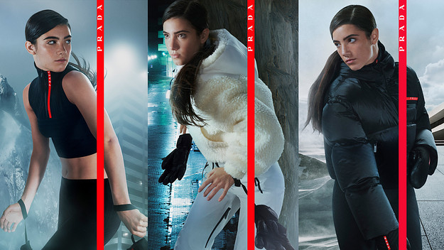 Header Image Prada Linea Rossa FW22 Charli DAmelio