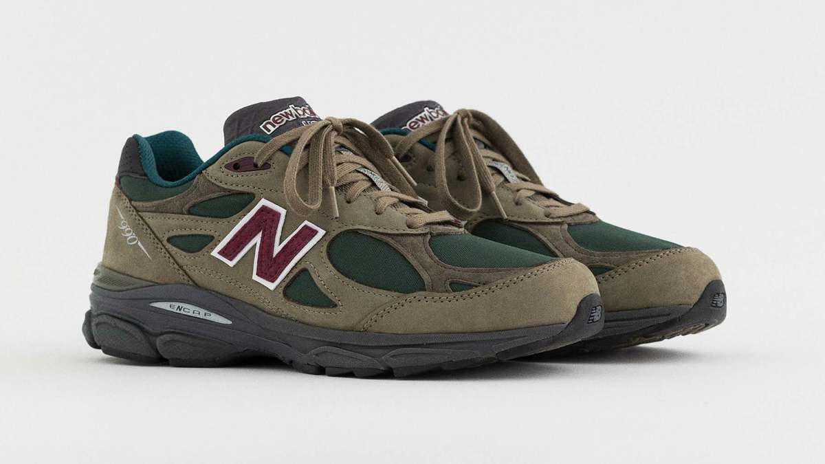 New Balance 990v3 Green Purple