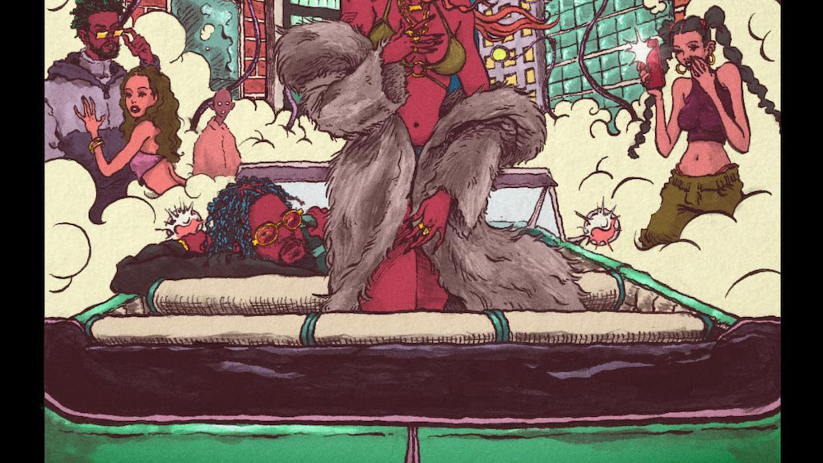 The cover art for Kari Faux and Big KRIT's "Turnin' Heads"