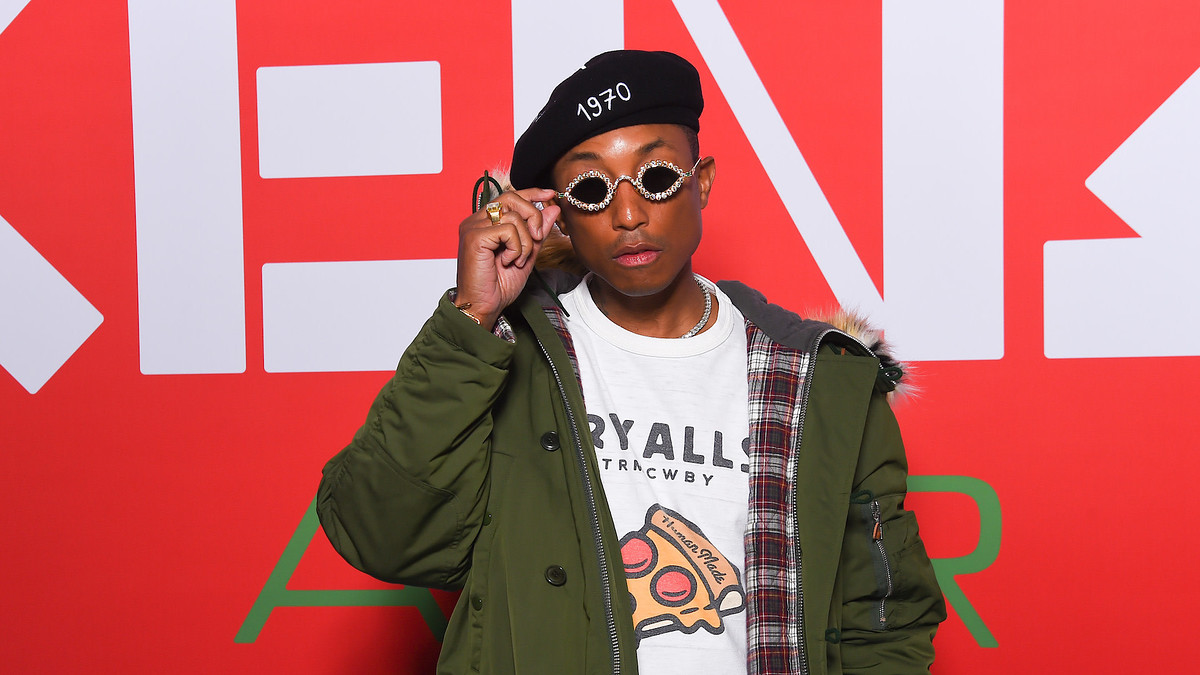 Louis Vuitton Creative Director Pharrell Williams at Kenzos Show