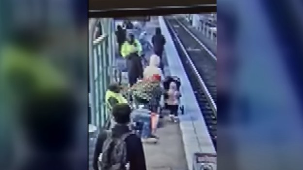 Screenshot from 'Portland woman accused of pushing 3 year old onto MAX train tracks' story.