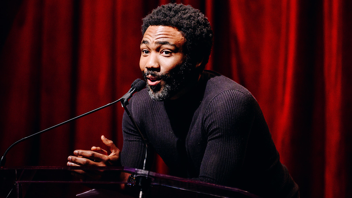 Donald Glover at the 75th Annual Writers Guild Awards.