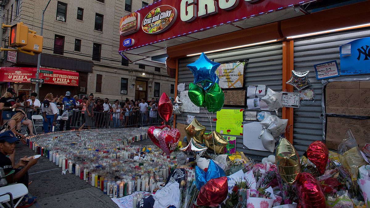 Bronx residents continue to offer prayers and visit an expanding street memorial for Junior Guzman Feliz