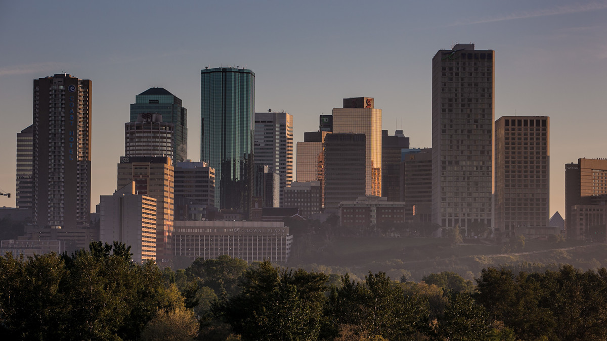 Edmonton skyline circa 2013