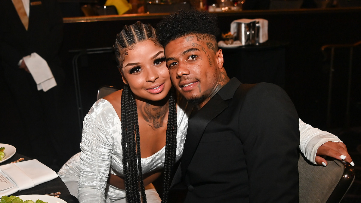 ChriseanRock and Blueface attend the 2nd annual Hollywood Unlocked awards