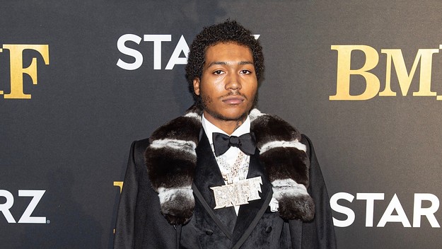 Demetrius Flenory Jr. attends STARZ Series "BMF" world premiere