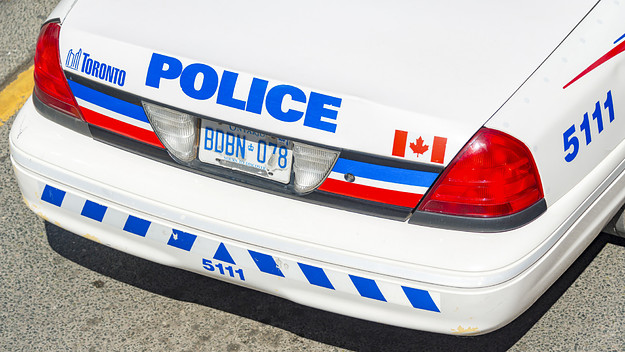 Back of Toronto police car