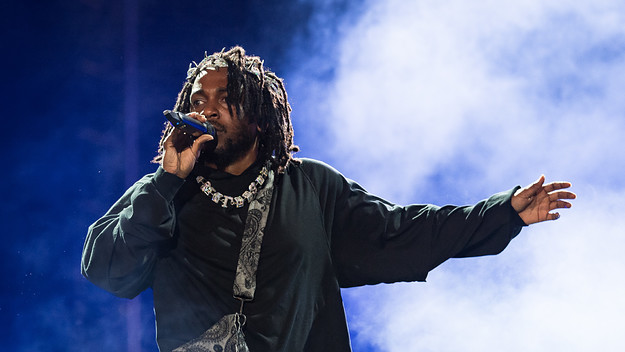 Kendrick Lamar performing live