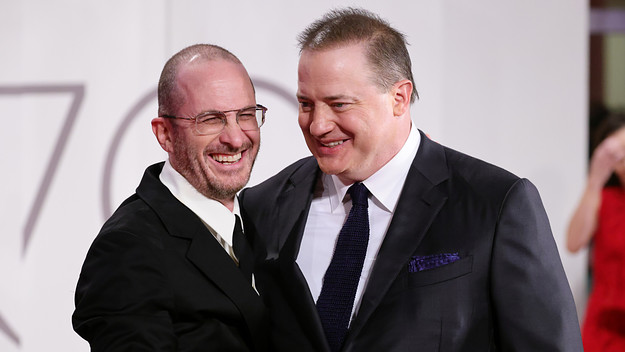 Brendan Fraser and Darren Aronofsky