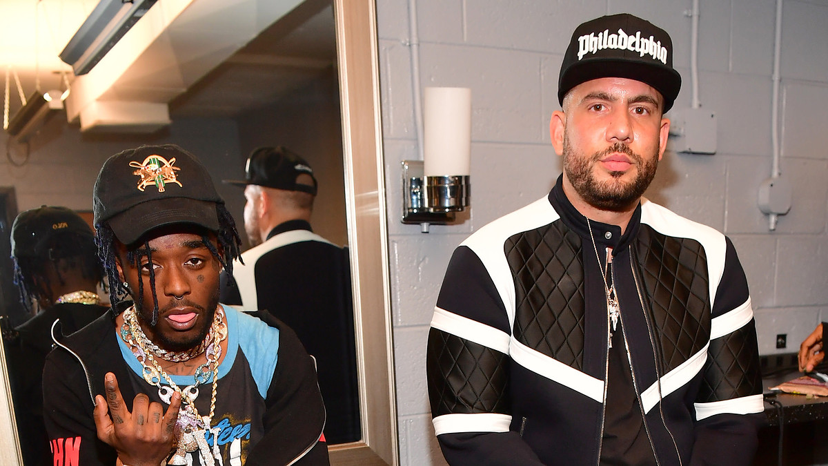 Lil Uzi Vert and DJ Drama attend the Migos In Concert at Center Stage