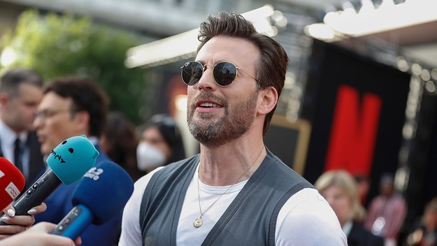 Chris Evans attends the "The Gray Man" Netflix Special Screening