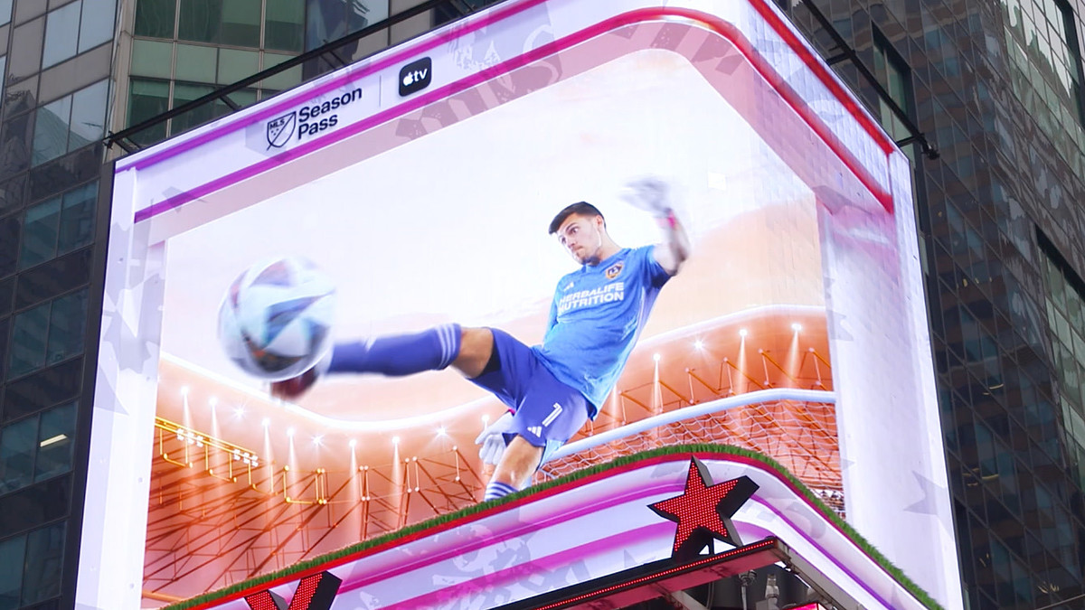 MLS 3D Billboard in Times Square