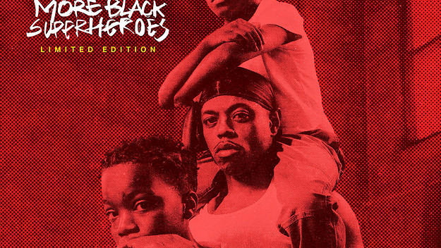 The cover art for Westside Boogie's 'More Black Superheroes' Deluxe