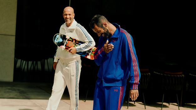 Palace Skateboards and Y 3 from Adidas collaborative collection still.