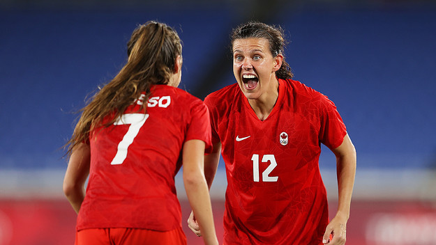 Canadian soccer player Christine Sinclair