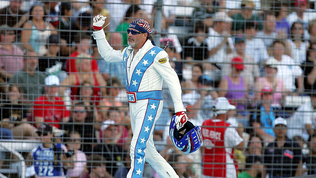 Stuntman Robbie Knievel, son of Evil Knievel