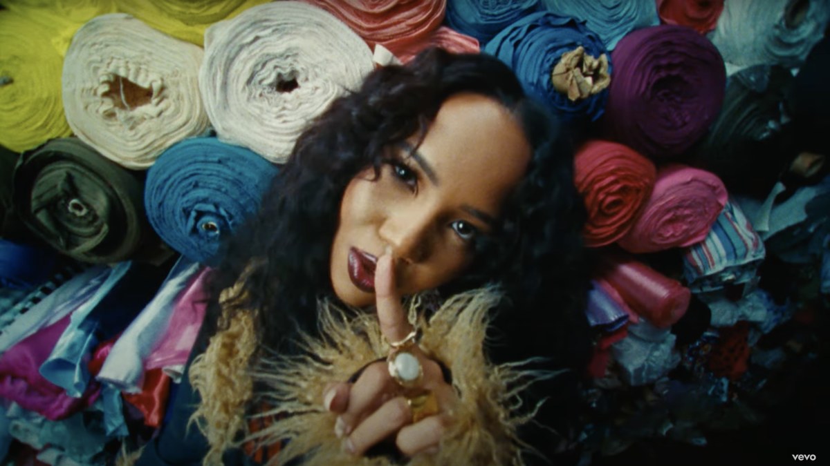Screenshot of Baby Rose in new music video