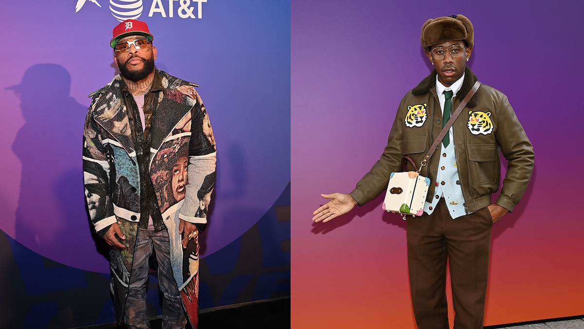 Royce Da 5'9 attends 2021 Revolt Summit, Tyler, The Creator attends the Louis Vuitton 2223 FallWinter Show,