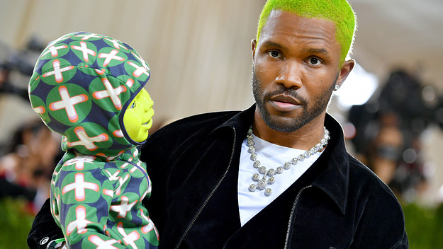 Frank Ocean is seen at the Met Gala