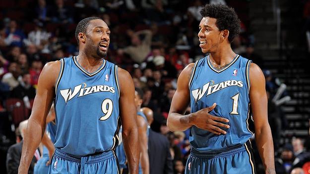 Nick Young and Gilbert Arenas in 2010