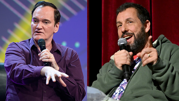 Tarantion and Sandler are seen in side by side image splice