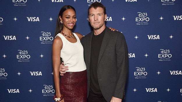 Zoe Saldana Sam Worthington Rerelease