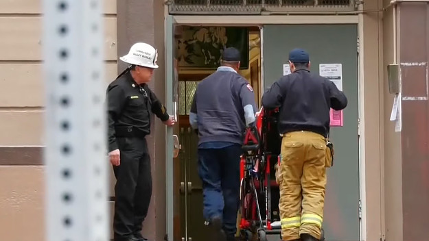 A screenshot from a news report from KTLA 5 on middle school students suffering overdoses on edibles.