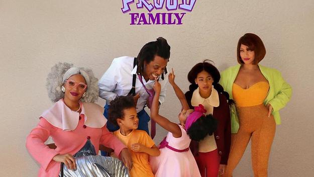 Beyonce Jay Z and family Halloween costume