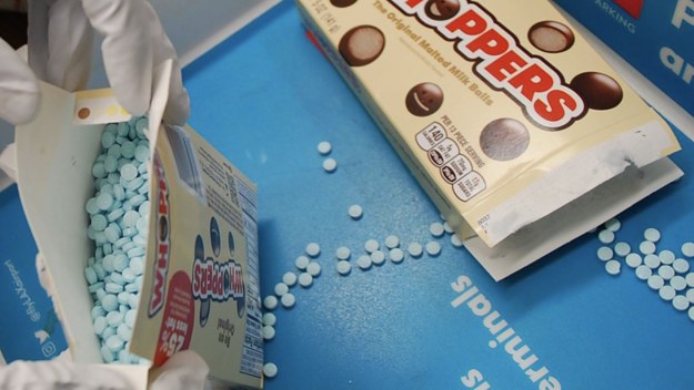 Screenshot of fentanyl in Halloween candy