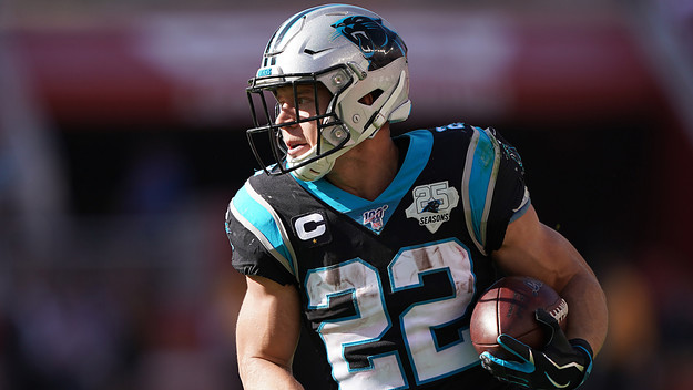 Carolina Panthers running back Christian McCaffrey