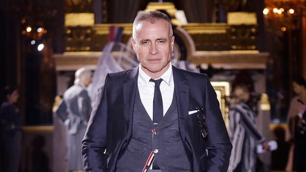 Designer Thom Browne poses for a portrait