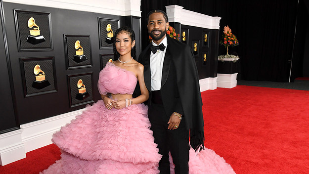 Big Sean and Jhene Aiko attend 63rd Annual Grammy Awards