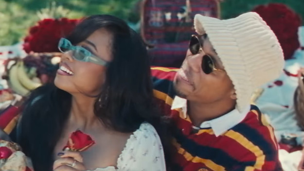 A screenshot from NxWorries' music video for "Where I Go" featuring Her