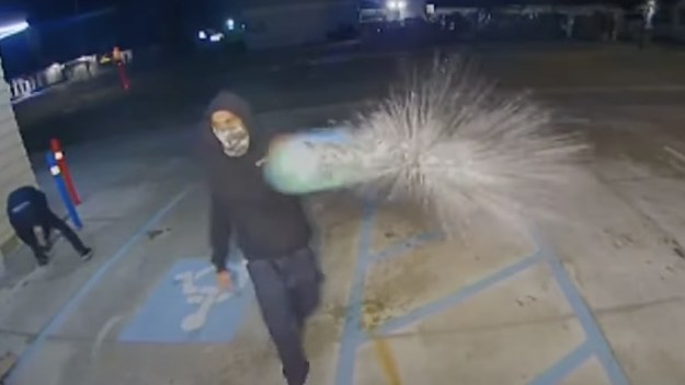 Arsonists accidentally set themselves on fire while trying to torch immigration services business