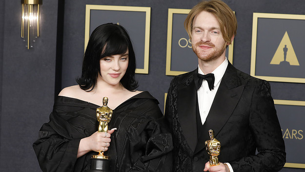 Billie Eilish and Finneas at the Academy Awards
