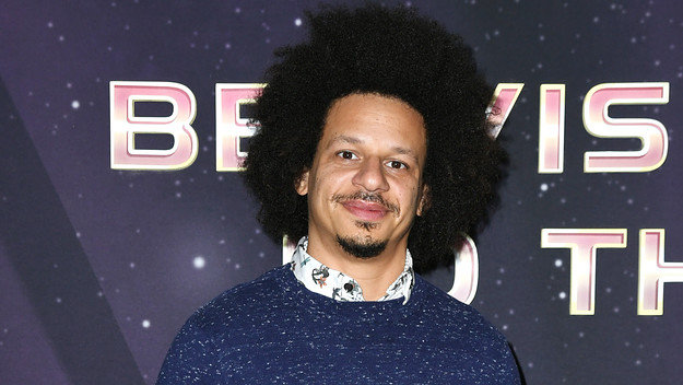 Eric Andre is pictured at a red carpet event