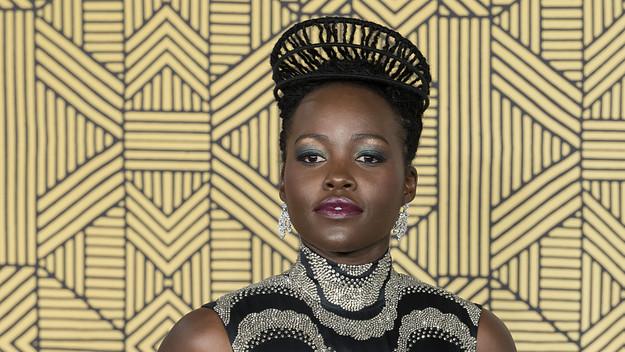 Lupita Nyongo attends the European premiere of 'Black Panther Wakanda Forever.'