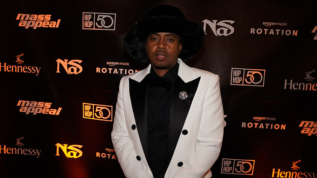 Nas attends "King's Disease III" Album Celebration in New York City.