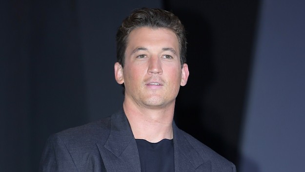 Actor Miles Teller during a press conference of the movie 'Top Gun: Maverick'